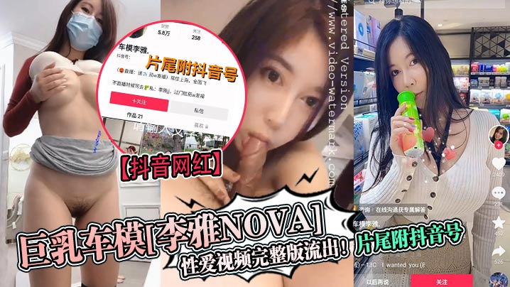 巨乳车模[李雅nova]性爱视频完整版流出！